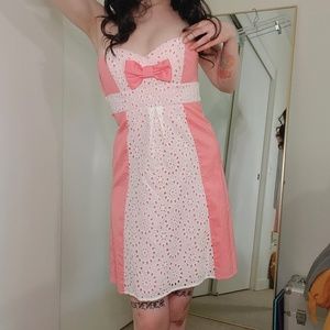 Betsey Johnson Eyelet Dress
